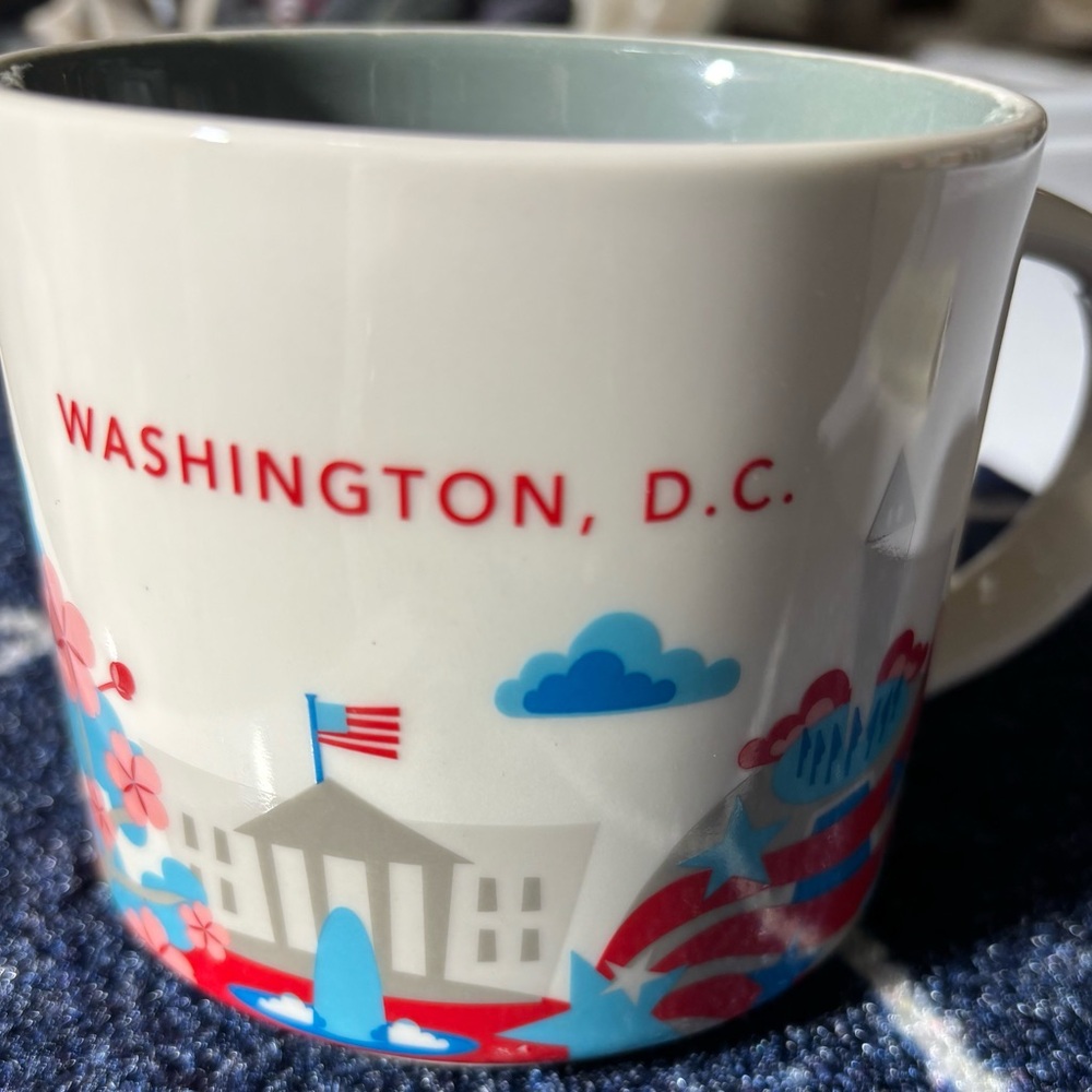 Iconic Rare Starbucks YOU ARE HERE  Washington DC Mug